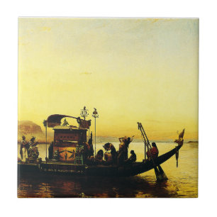 Beerdigung einer Mumie am Nil von Frederick Arthur Fliese