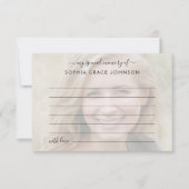 Beerdigung eines Memory-Fotos gemeinsam nutzen Dankeskarte (Vorderseite)