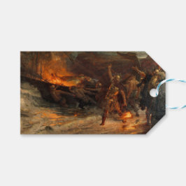 Beerdigung eines Wikens (durch Frank Dicksee) Geschenkanhänger