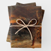 Beerdigung eines Wikens (durch Frank Dicksee) Geschenkpapier Set (Beispiel)