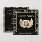 Beerdigung/Feier der Einladung zum Leben (Vorne/Hinten)