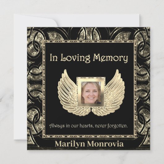 Beerdigung/Feier der Einladung zum Leben (Vorderseite)