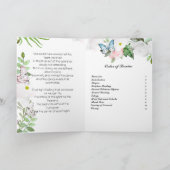 Beerdigung/Feier des Lebens/Gedenkprogramm Programm (Innenseite)