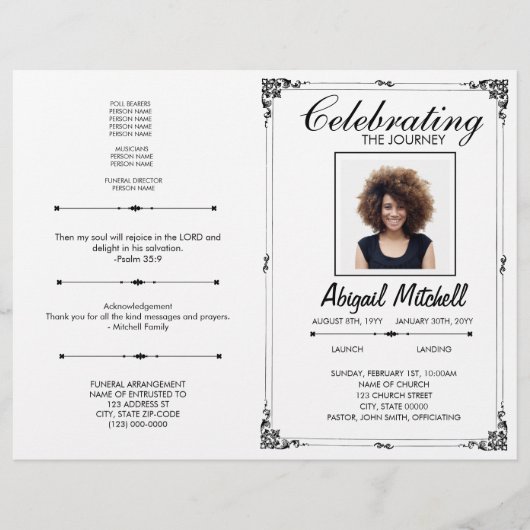 Beerdigung | Feiern der Reise | RP0017 Flyer (Vorne)