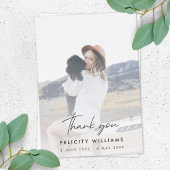 Beerdigung | Feiern zum Beileid des Lebens Dankeskarte