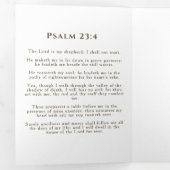 Beerdigung Foto Collage mit Dienstorden Dreifach-gefaltete Programmkarte (Innen Erste Seite)