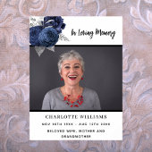 Beerdigung Foto Floraliner Empfang Poster