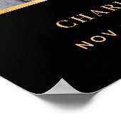 Beerdigung Foto-Gedenkveranstaltung Poster (Ecke)