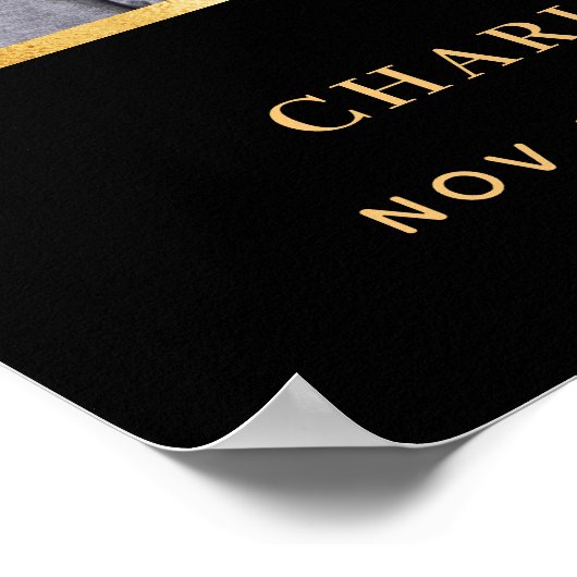 Beerdigung Foto-Gedenkveranstaltung Poster (Ecke)