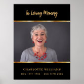 Beerdigung Foto-Gedenkveranstaltung Poster (Vorne)