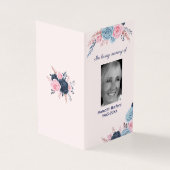 Beerdigung Foto in Love Memory Prayer Card (Vorderseite)