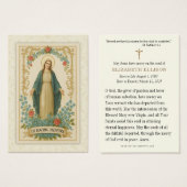 Beerdigung Foto katholische Gedenkkarte (Vorne & Hinten)