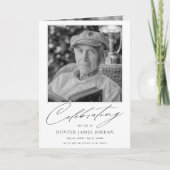 Beerdigung Foto Obituärer Dienstorden eingeflossen Programm (Vorderseite)