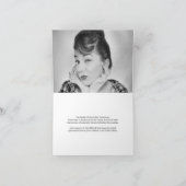 Beerdigung Foto Vielen Dank | Beileid-Rote Rosen Dankeskarte (Innenseite)