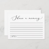 Beerdigung Freigeben einer Memory Card-Gedächtnisk Dankeskarte (Vorne/Hinten)