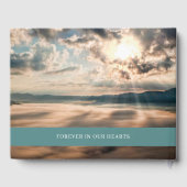 Beerdigung Gästebuch mit Top-Foto (Rückseite)