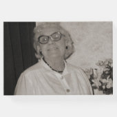 Beerdigung Gästebuch vergessen-me-nots Blume blau (Rückseite)