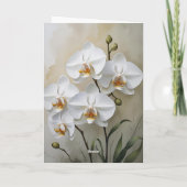 Beerdigung Gedächtnis Elegantes Ambiente Dankeskarte (Rückseite)