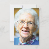 Beerdigung Gedächtnis teilen | Foto-Memorial Einladung (Rückseite)