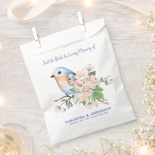 Beerdigung Gedächtnistraining zum Gedächtnis - Vog Geschenktütchen (Ausgeschnitten)