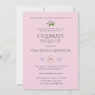 Beerdigung Gedenkfeier INVITE Feier des Lebens