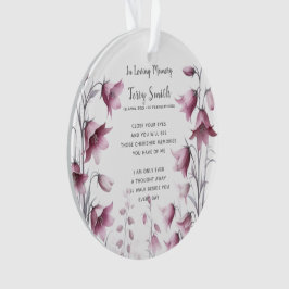 Beerdigung/Gedenkfeier Ornament