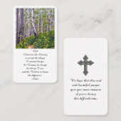 Beerdigung Gedenkfeier zur Lebenskarte Visitenkarte (Vorne/Hinten)