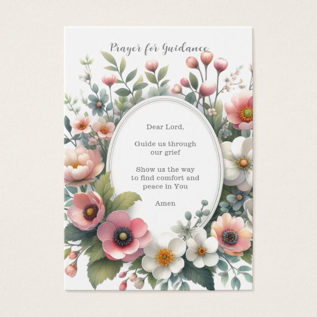 Beerdigung / Gedenkgebet für Führung (Vorderseite)