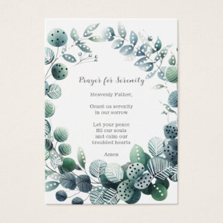 Beerdigung / Gedenkkarte für das Gedenkgebet