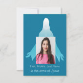 Beerdigung Gedenkstein Danke Jesus (Vorderseite)