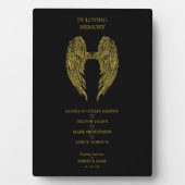 Beerdigung Gedenkstein Engel Wings Liebe einen ver Fotoplatte (Vorderseite)