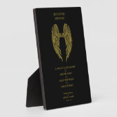 Beerdigung Gedenkstein Engel Wings Liebe einen ver Fotoplatte (Seite)