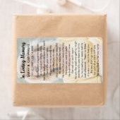 Beerdigung Gods Garden Gedicht Foto Personalisiert (Insitu)