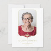 Beerdigung Golden Effect Ornamental Lace Effect Fo (Vorderseite)