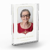 Beerdigung Golden Effect Ornamental Lace Effect Fo Fotoblock (Links)