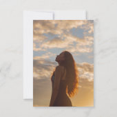 Beerdigung Grüne Wasserfarbe in liebenswerter Erin Dankeskarte (Rückseite)