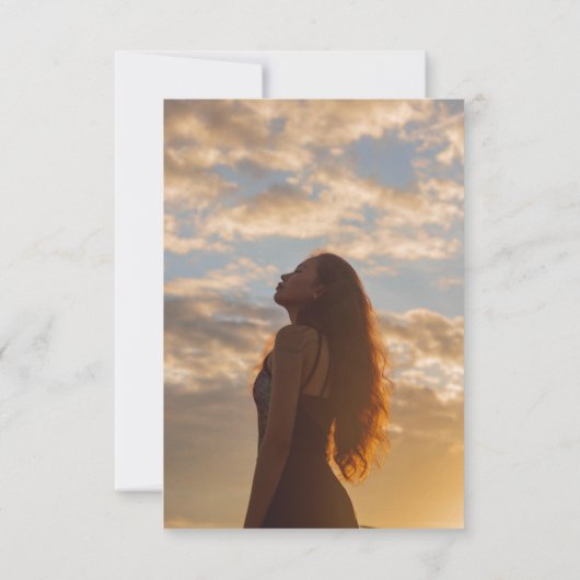 Beerdigung Grüne Wasserfarbe in liebenswerter Erin Dankeskarte (Rückseite)