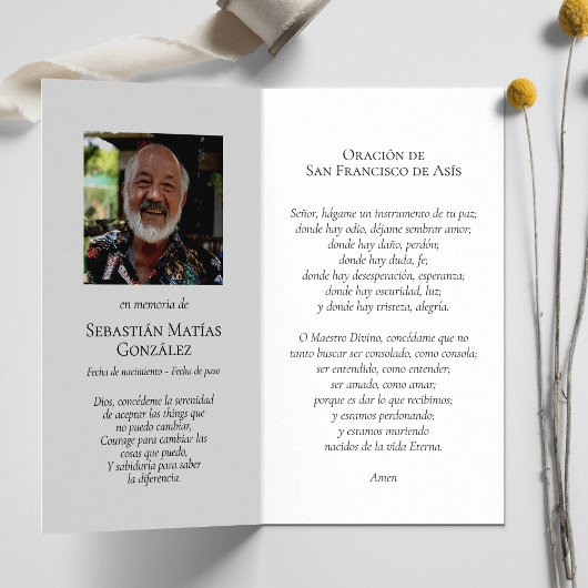 Beerdigung Guadalupe Spanisches Gebet Sympathiekar