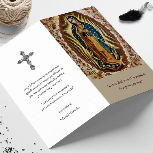 Beerdigung Guadalupe Spanisches Gebet Sympathiekar