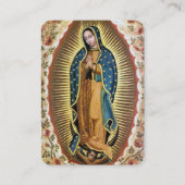 Beerdigung Guadalupe Spanisches Gebet Sympathiekar Visitenkarte (Vorderseite)