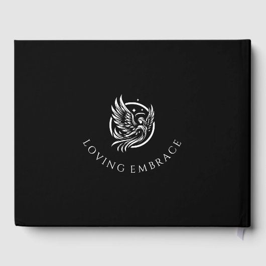 Beerdigung Guestbook Memorial Sentiments Gästebuch (Rückseite)