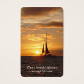 Beerdigung Hawaiian Sunset Gebet Sympathiekarten (Vorderseite)