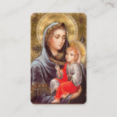 Beerdigung Heilige Mutter Gedenkstätte Gebet Sympa Visitenkarte (Vorderseite)