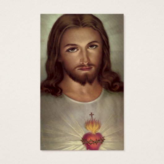 Beerdigung Heiliges Herz Jesus Gebet Sympathiekart (Vorderseite)