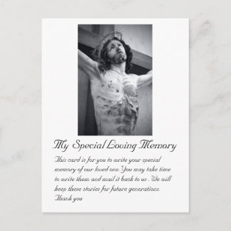 Beerdigung Hochzeit Special Memory Card Postkarte