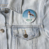 Beerdigung im Foto des liebenden Gedächtnisses dun Button (Beispiel)