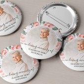 Beerdigung im Foto Wasserfarben Button