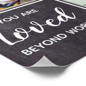 Beerdigung im Gedächtnisfoto-Collage Poster (Ecke)