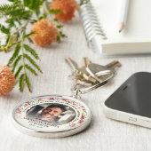 Beerdigung im spanischen Foto der Erinnerung Schlüsselanhänger (Seite)