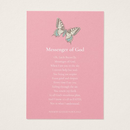 Beerdigung in liebenden Erinnerungsschmetterling r (Rückseite)